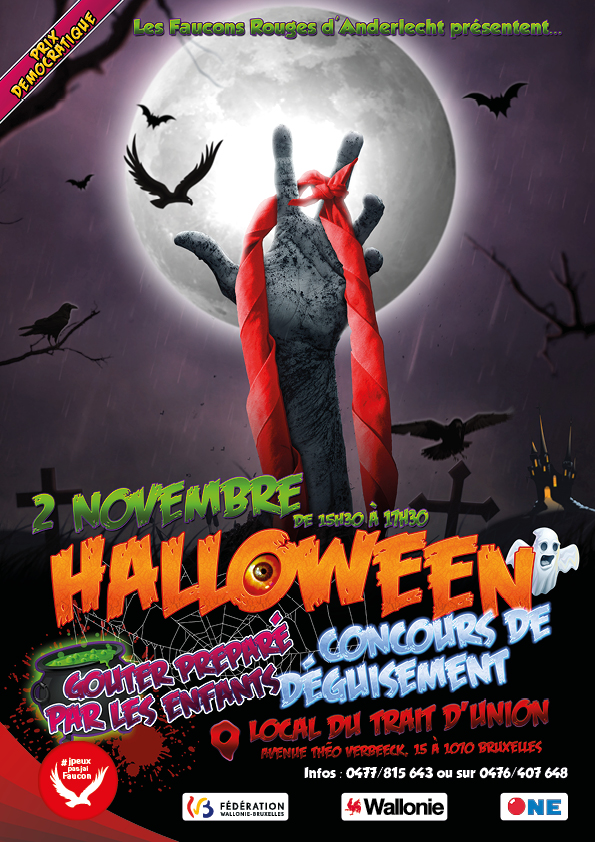 Halloween des Faucons Rouges d'Anderlecht