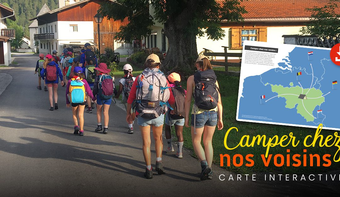 Camper chez nos voisins ! Carte interactive