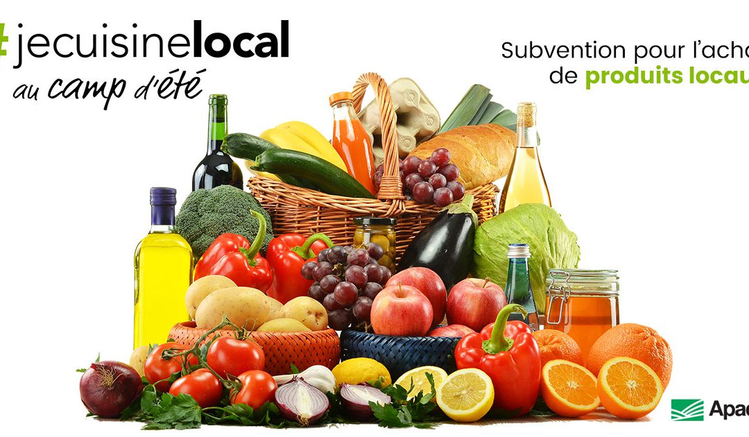 Je cuisine local au camp d’été – Subvention pour l’achat de produits locaux