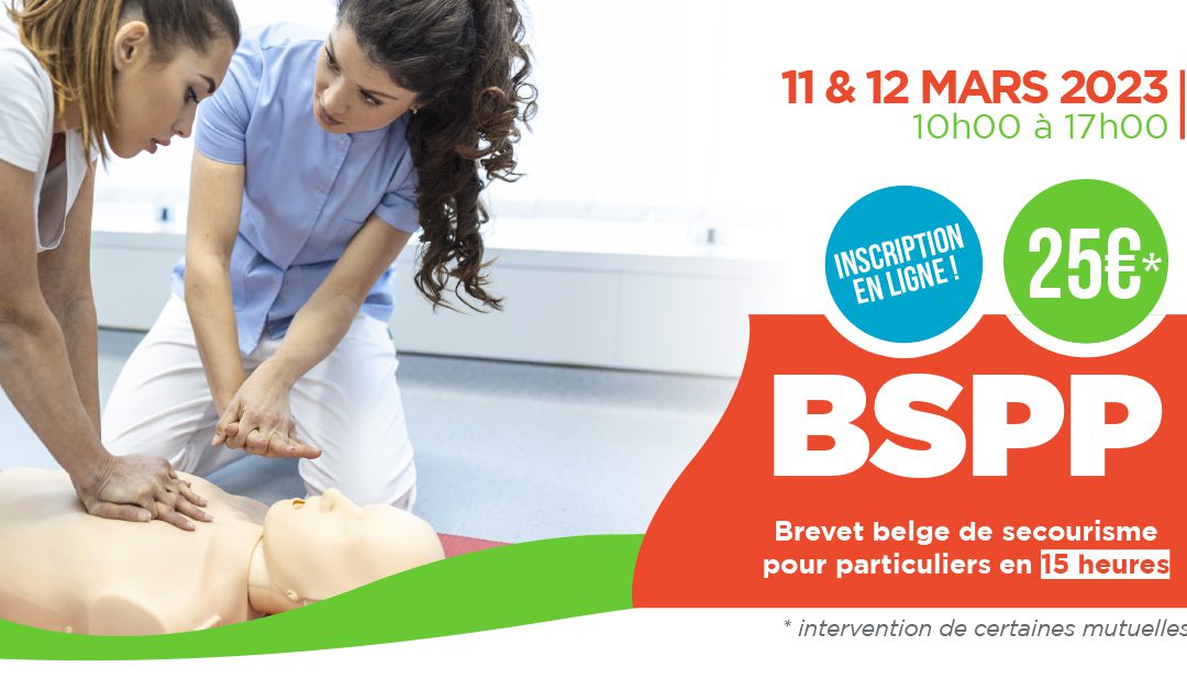 BSPP – Brevet belge de secourisme pour particuliers en 15 heures