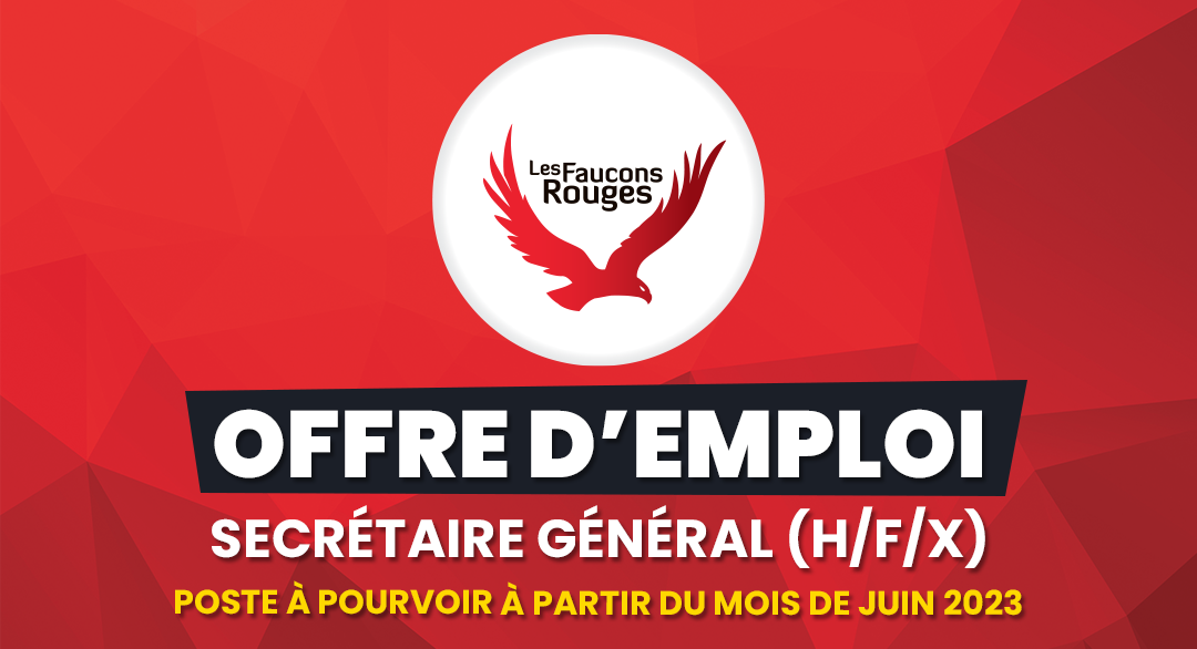 Offre d’emploi : Secrétaire Général